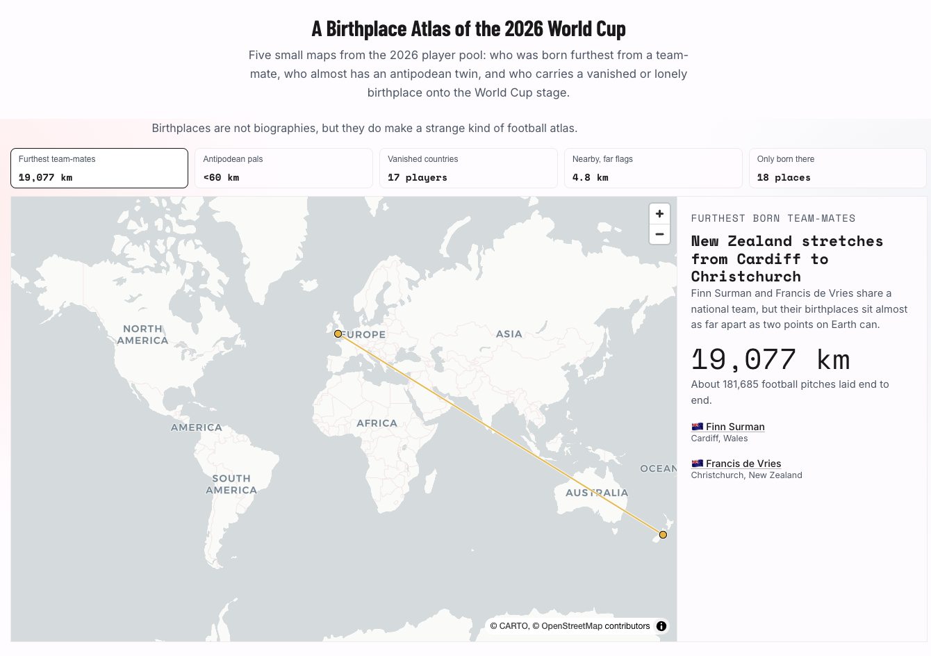 A Birthplace Atlas of the 2026 World Cup